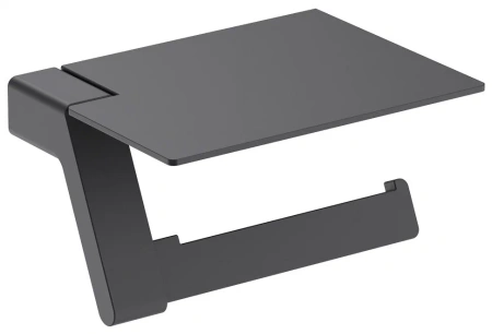 Бумагодержатель с полкой для телефона Timo Selene 14044/03 черный